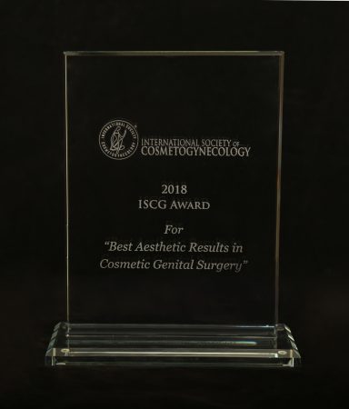 International Society of Cosmetogynecology Award 2018