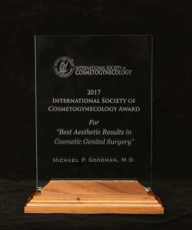 International Society of Cosmetogynecology Award 2017